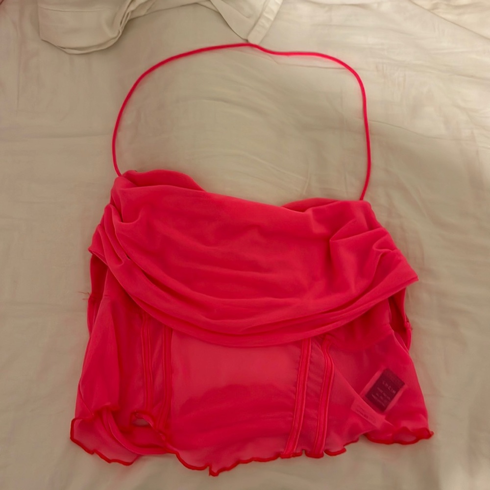 neon pink going out top